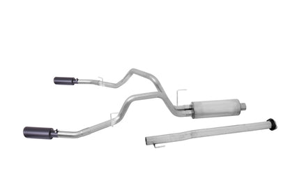 Gibson 11-19 Chevrolet Silverado 2500 HD LT 6.0L 3in Cat-Back Dual Split Exhaust - Black Elite 65648B 65648B Photo - Primary