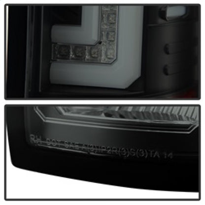 Spyder GMC Sierra 14-16 LED Tail Lights Black Smoke ALT-YD-GS14-LBLED-BSM 5080707 5080707 Photo - Unmounted