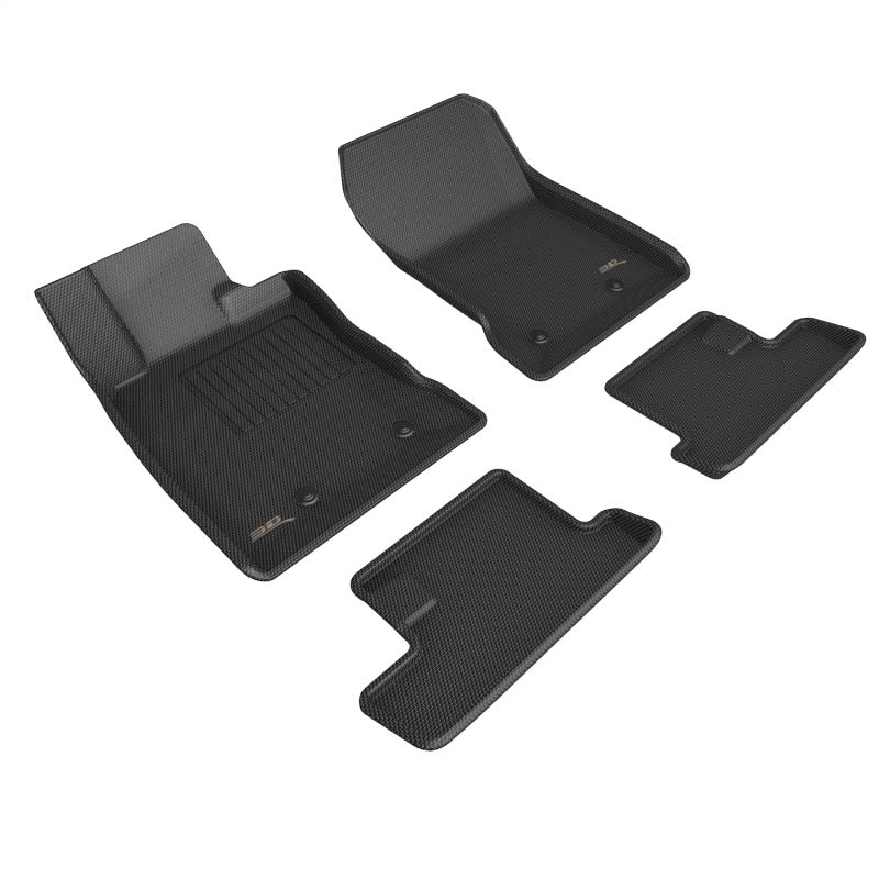 3D MAXpider 2022 Toyota GR86 Kagu 1st & 2nd Row Floor Mats - Black L1TY28301509 L1TY28301509 Photo - Primary