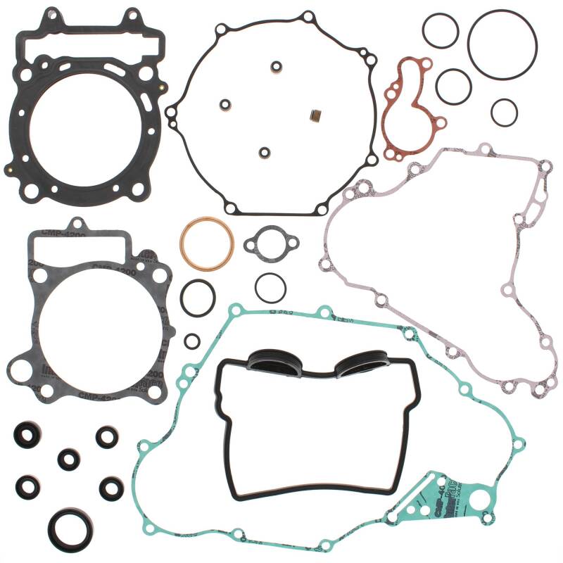 Vertex Pistons Vertex Gaskets 08-14 Kawasaki KFX450R Complete Gasket Kit w/ Oil Seals 811920 811920 Photo - Primary