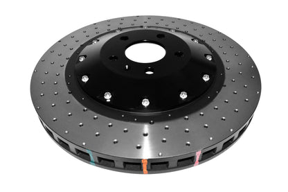 DBA 07-11 Audi S6 Front 5000 Series Cross Drilled Rotor w/Black Hat 52778BLKXD 52778BLKXD Photo - out of package