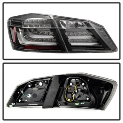 Spyder Honda Accord 2013-2015 4DR LED Tail Lights - Black ALT-YD-HA13LED-LED-BK 5082053 5082053 Photo - Unmounted