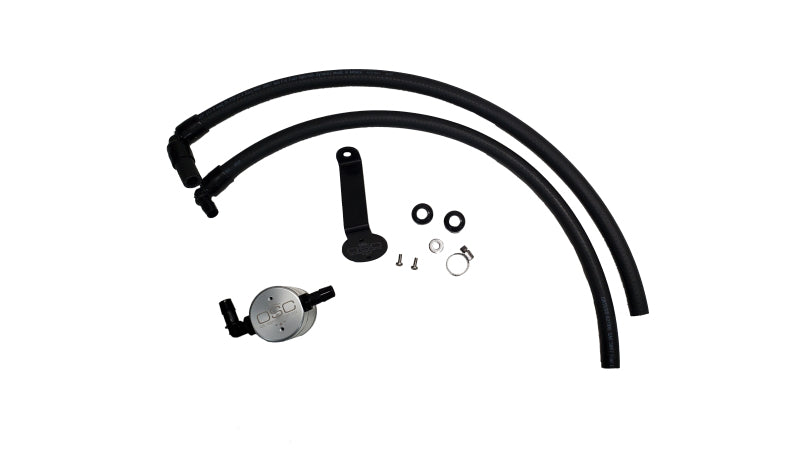 J&L 2022-2023 Toyota Tundra 3.5L Turbo Oil Separator 3.0 Driver Side - Clear Anodized 3115D-C 3115D-C Photo - Primary