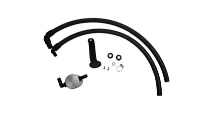 J&L 2022-2023 Toyota Tundra 3.5L Turbo Oil Separator 3.0 Driver Side - Clear Anodized 3115D-C 3115D-C Photo - Primary