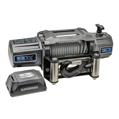 Superwinch 10000 LBS 12 VDC 3/8in x 85ft Wire Rope SX 10000 Winch 1710200 1710200 Photo - Unmounted
