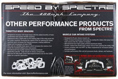 Spectre 03-08 Dodge RAM 1500/2500 V8-4.7/5.7L F/I Air Intake Kit - Clear Anodized w/Red Filter 9932 9932 Photo - in package