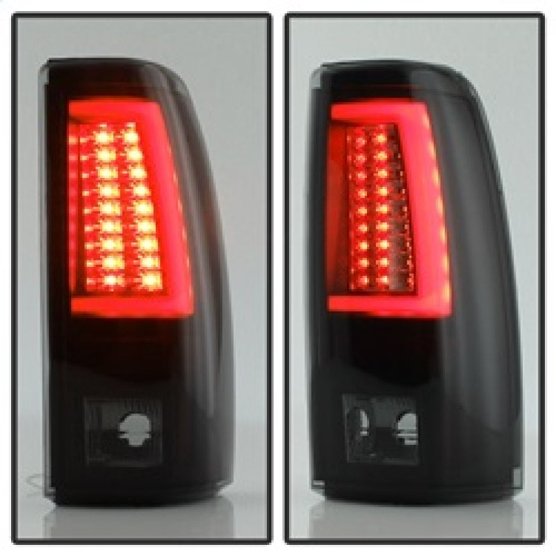 Spyder 03-06  Chevy Silverado (Does Not Fit Stepside) Version 2 LED Tail Lights - Black Smoke 5083272 5083272 Photo - Unmounted