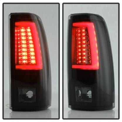 Spyder 03-06  Chevy Silverado (Does Not Fit Stepside) Version 2 LED Tail Lights - Black Smoke 5083272 5083272 Photo - Unmounted