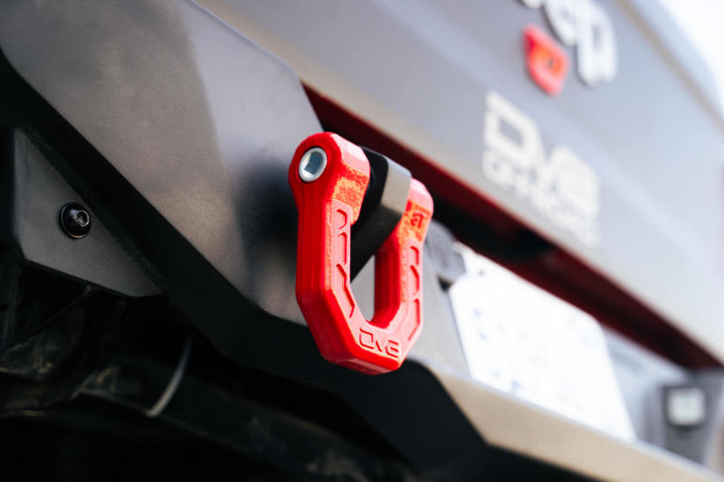 DV8 Offroad Elite Series D-Ring Shackles - Pair (Red) UNSK-01RD UNSK-01RD Photo - Unmounted