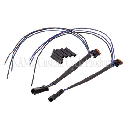 NAMZ 14-23 V-Twin Dyna/Softail/Road & Street Glide/Electra Plug-N-Play Front Turn Sig Tap Harness N-FTTH-01 N-FTTH-01 Photo - Primary