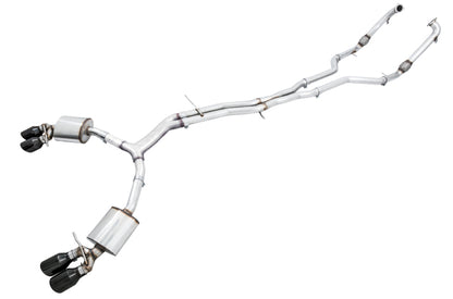AWE Tuning Audi B9 S5 Sportback Touring Edition Exhaust - Non-Resonated (Black 102mm Tips) 3020-43064 3020-43064 Photo - Primary