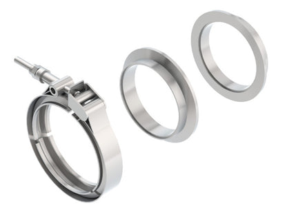 Borla Universal 3in Stainless Steel 3pc V-Band Clamp w/ Male and Female Flanges 18009 18009 Photo - Primary