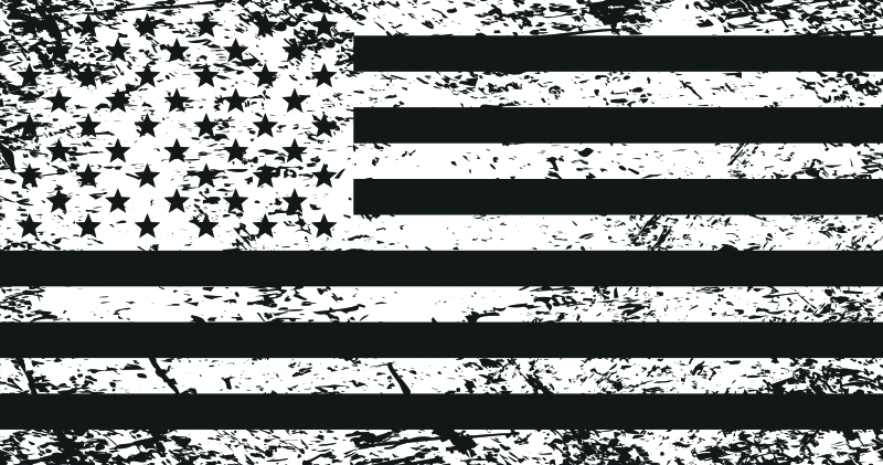 DragonFire Racing Whip Flag - Tatterd American Flag 522126 522126 Photo - Primary