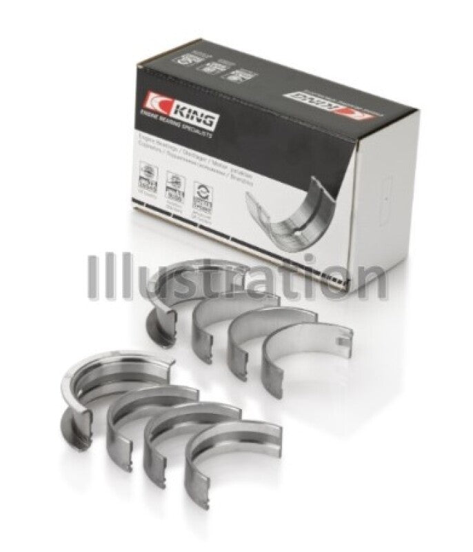 King Engine Bearings Subaru Justy 1987-1990 (Size +0.75mm) Main Bearing Set MB461AM0.75 MB461AM0.75 Photo - Primary