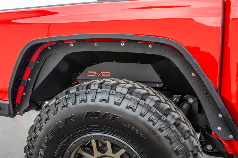 DV8 Offroad 201+ Jeep Gladiator Rear Inner Fenders - Black INFEND-04RB INFEND-04RB Photo - Mounted