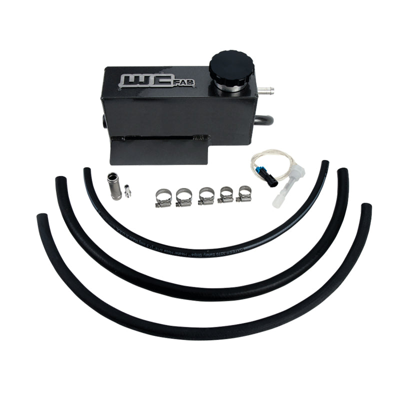 Wehrli 11-16 Chevrolet 6.6L LML Duramax Twin Turbo Style Coolant Tank Kit - Gloss Black WCF100644-GB WCF100644-GB Photo - Primary