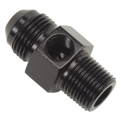 Russell #6 FLARE X 3/8 NPT W/ 1/8 FEMALE NPT - BLACK 670063 Photo - Primary