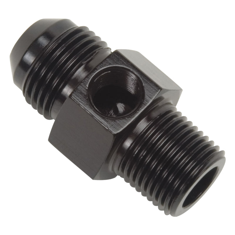 Russell #6 FLARE X 3/8 NPT W/ 1/8 FEMALE NPT - BLACK 670063 Photo - Primary