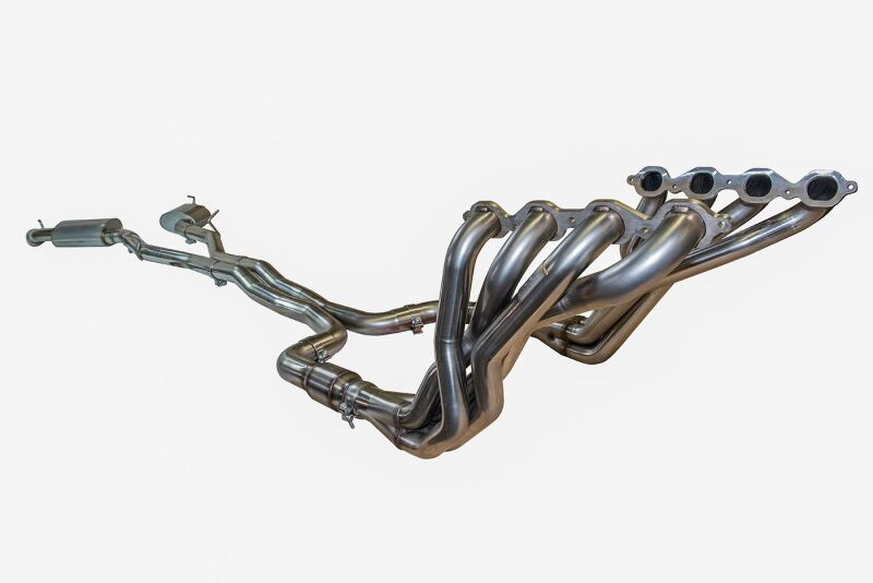 Kooks Headers Kooks 16-22 Chevrolet Camaro SS 2in Headers w/ GREEN Exhaust Kit Polished Quad Tips 2260F635 2260F635 Photo - Unmounted