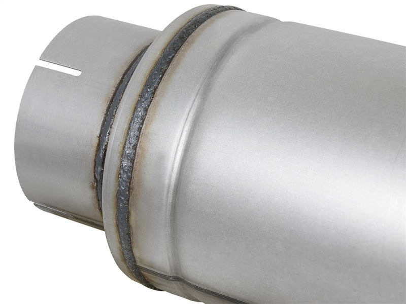 aFe ATLAS Aluminized Steel Muffler 5in Inlet / Outlet x 7in Dia x 24in len 49M00023 Photo - Unmounted
