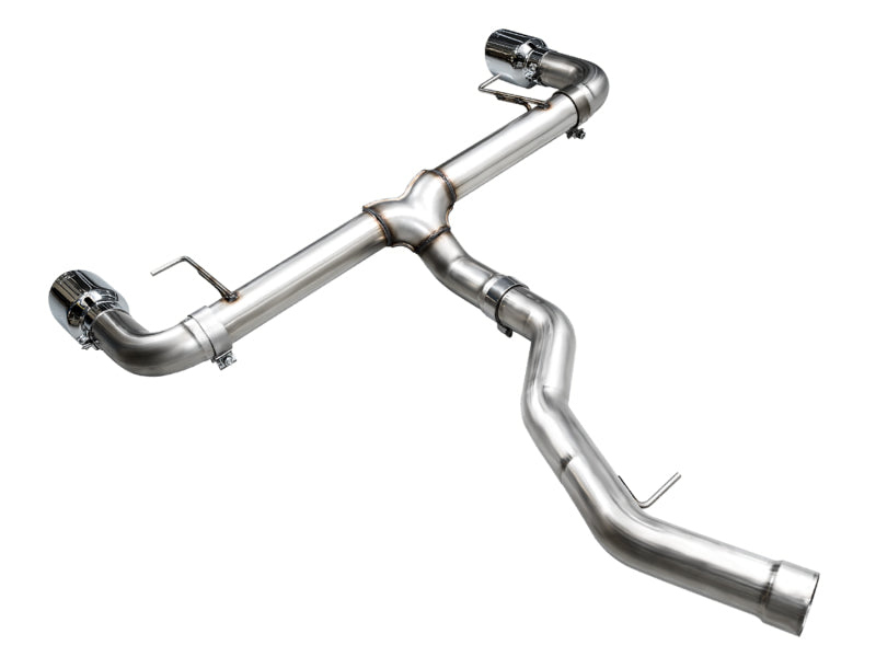 AWE Tuning AWE 19-23 BMW 330i / 21-23 BMW 430i Base G2X Track Edition Axle Back Exhaust - Chrome Silver 3020-32429 3020-32429 Photo - out of package