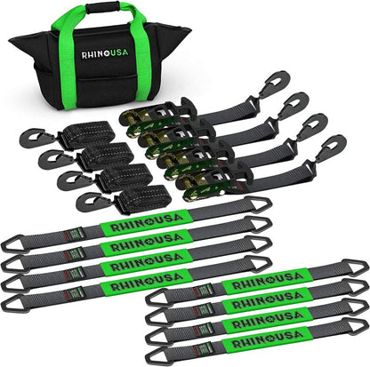 Rhino USA Heavy Duty Vehicle Tie Down Kit (Snap Hook) TD-VS2INKIT-SNAP TD-VS2INKIT-SNAP Photo - Primary