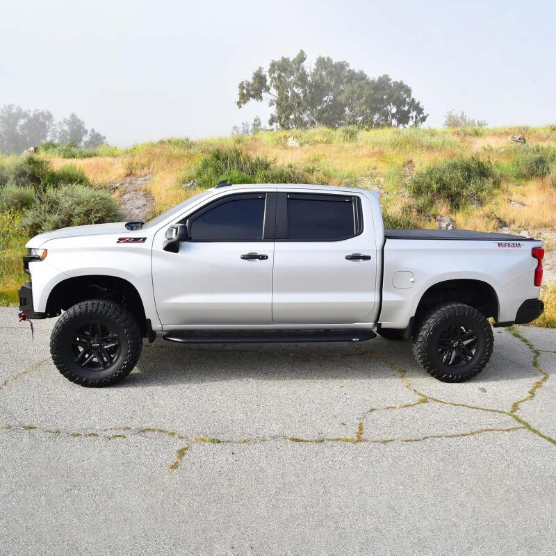 Westin 19-23 Chevrolet/GMC Silverado/Sierra 1500 Crew Cab Outlaw Nerf Step Bars 28-31275 28-31275 Photo - lifestyle view