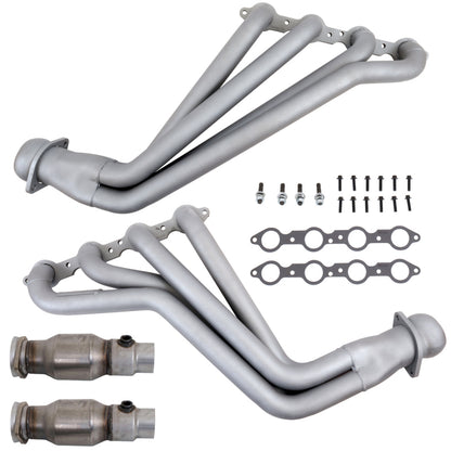 BBK Performance 10-15 Camaro LS3 1-3/4 Full-Lenght Headers w/Cats (Chrome) 4021 Photo - Primary