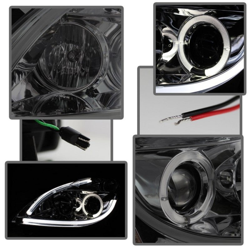 Spyder Nissan Altima 4Dr 10-12 Projector Headlights Light DRL LED Halo Smke PRO-YD-NA104D-LTDRL-SM 5076854 5076854 User 1
