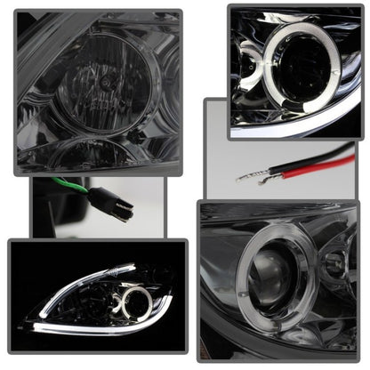 Spyder Nissan Altima 4Dr 10-12 Projector Headlights Light DRL LED Halo Smke PRO-YD-NA104D-LTDRL-SM 5076854 5076854 User 1