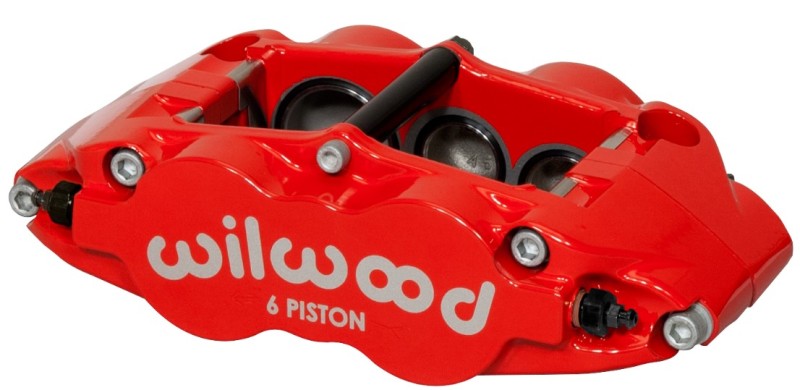 Wilwood Caliper-Narrow Superlite 6R-LH - Red 1.38/1.12/1.12in Pistons 1.10in Disc 120-12003-RD 120-12003-RD User 1