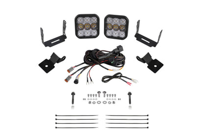 Diode Dynamics 14-18 Polaris RZR XP Stage Series SS5 A-Pillar Pod Kit - Pro White Combo DD7852 DD7852 Photo - Primary