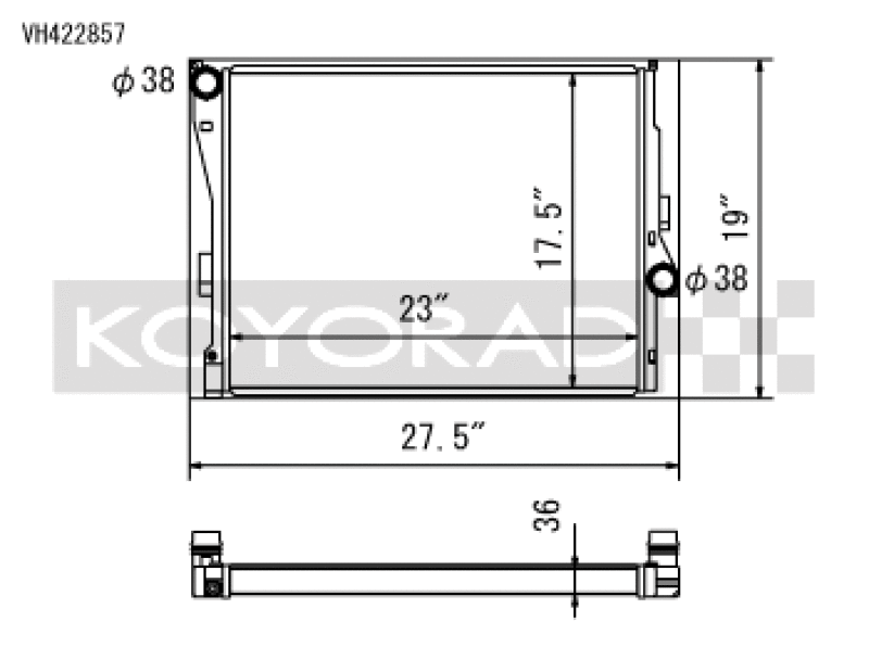 Koyo KOY Racing Radiators Cooling Radiators main image