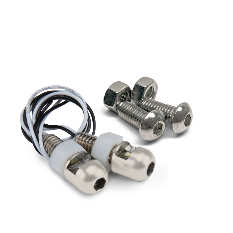 DEI LED LiteN Boltz License Plate Lighting Kit - Dome Head - 4pc - Satin 30301 30301 Photo - Primary