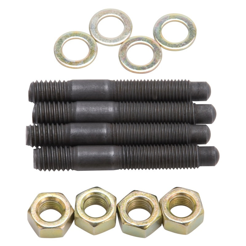 Edelbrock Carburetor, Mounting Studs, Bullet Nosed, Black Oxide, Gold Iridite 8060 Photo - Primary