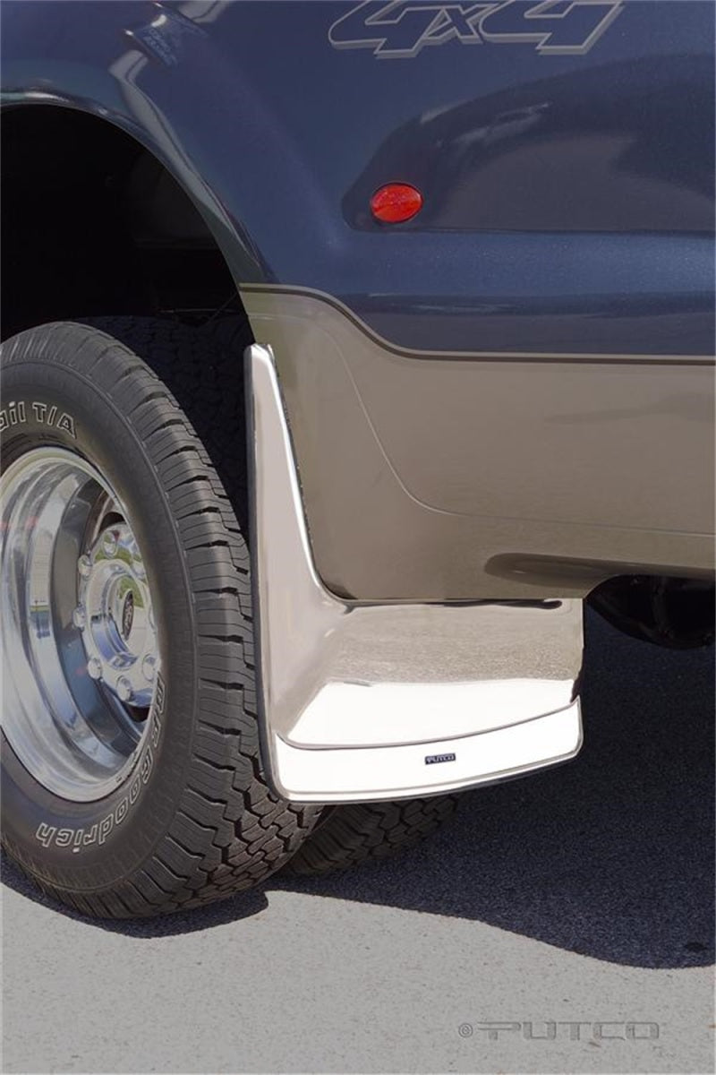 Putco 99-10 Ford SuperDuty Dually (Rear) Form Fitted Mud Skins 79551 79551 Photo - Mounted