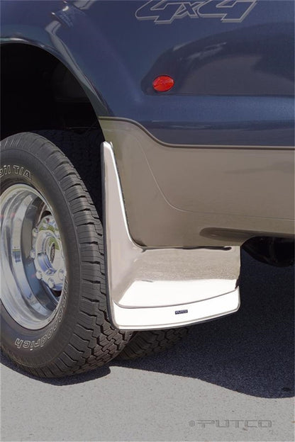 Putco 99-10 Ford SuperDuty Dually (Rear) Form Fitted Mud Skins 79551 79551 Photo - Mounted