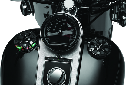 Kuryakyn Alley Cat Fuel/Batt Gauge Blk 7383 7383 User 1