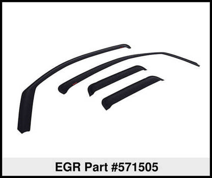 EGR 07-13 Chev Silverado/GMC Sierra Ext Cab In-Channel Window Visors - Set of 4 - Matte 571505 571505 Thumbnail