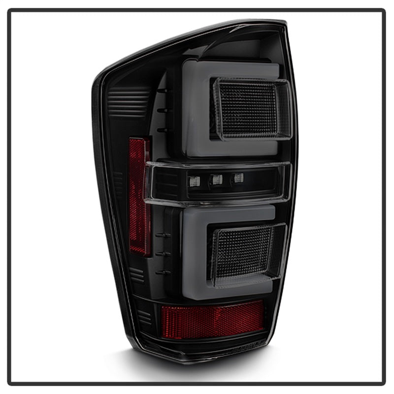 Spyder 16-17 Toyota Tacoma LED Tail Lights - Black Smoke (ALT-YD-TT16-LED-BSM) 5085740 5085740 Photo - Unmounted