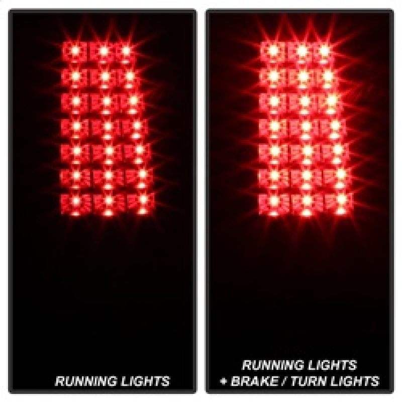 SPYDER xTune 03-06 Chevrolet Silverado 1500 LED Tail Lights - Black (ALT-JH-CSIL03-LED-BK) 9037634 9037634 Photo - Unmounted