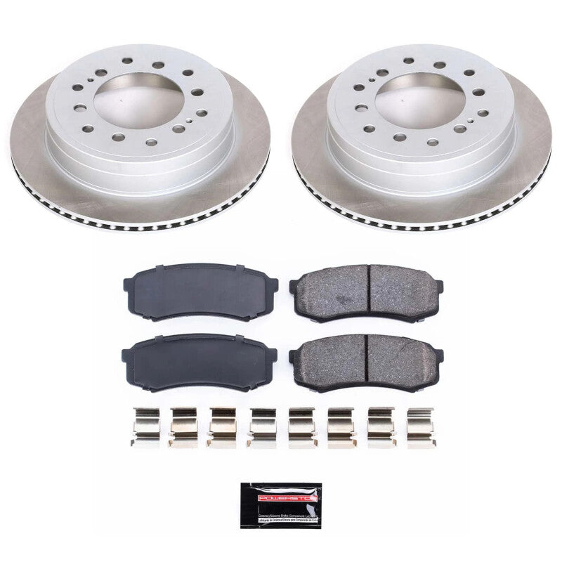PowerStop Power Stop 01-07 Toyota Sequoia Rear Semi-Coated Rotor Kit SC2405 SC2405 Photo - Primary