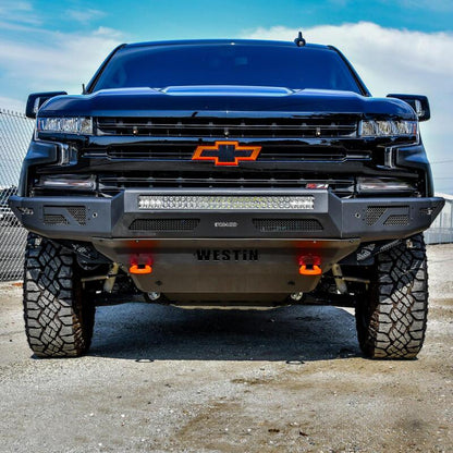 Westin 19-21 Chevrolet Silverado 1500 Pro-Mod Front Bumper - Tex. Blk 58-41215 58-41215 Photo - Mounted