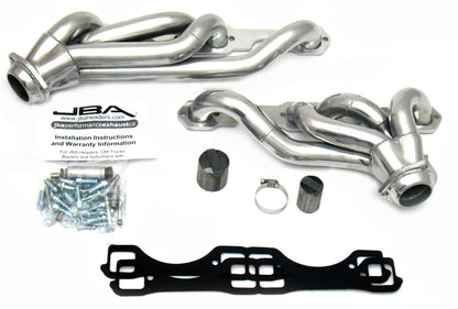 JBA 87-91 Chevrolet Blazer 5.0L/5.7L w/o A.I.R. 1-5/8in Primary Silver Ctd Cat4Ward Header 1830S-4JS 1830S-4JS Photo - Primary