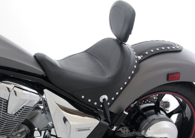 Mustang Motorcycle Mustang 10-21 Honda Fury Fender Bib w/Studs - Black 78139 78139 Photo - Primary