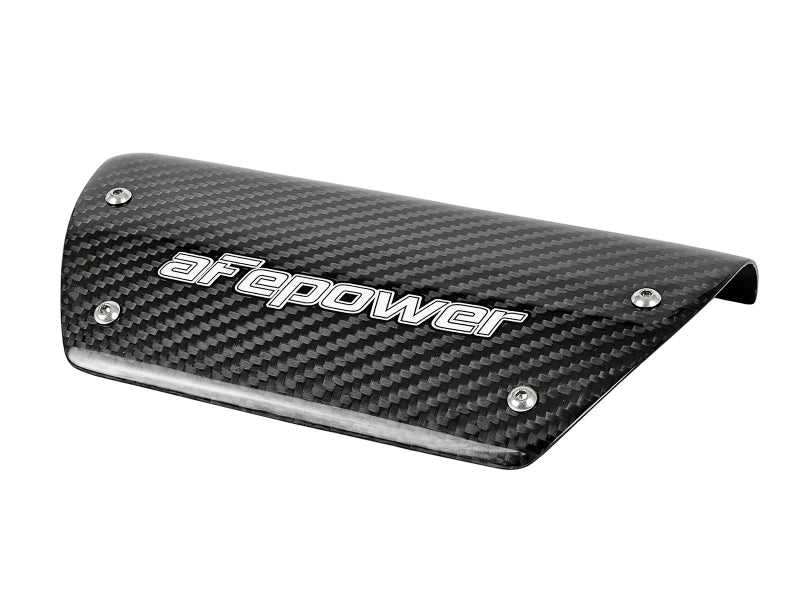 aFe Magnum FORCE Stage-2 Intake Carbon Fiber Trim Piece Fits Intakes 54-76305 Or 54-13032R 54-13032CC 54-13032CC Photo - Primary