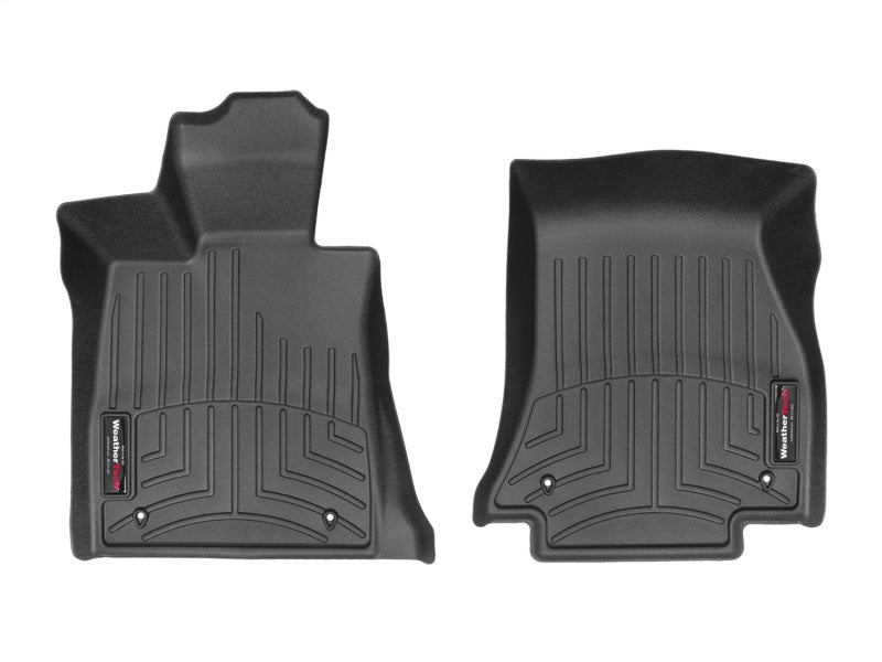 WeatherTech 2016+ BMW 7-Series Front FloorLiner - Black (w/ Rear Executive Lounge Seating Package) 448741 448741 Photo - Unmounted