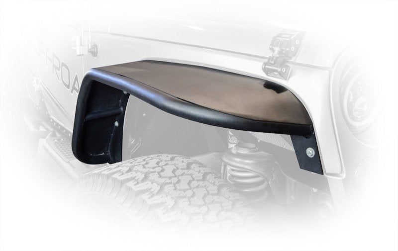 DV8 Offroad 07-18 Jeep Wrangler JK Front & Rear Flat Tube Fenders FENDB-02 FENDB-02 Photo - Primary