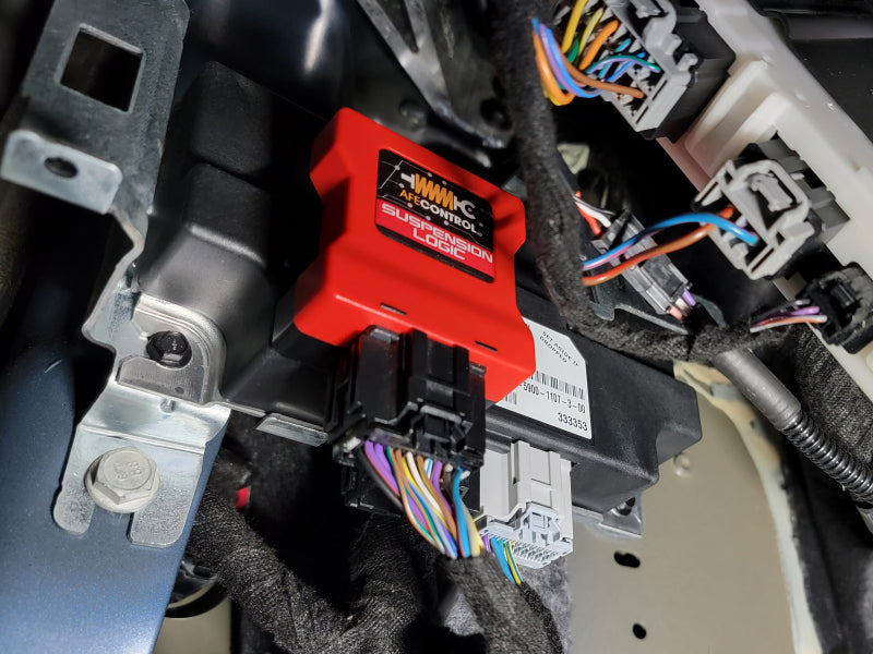 aFe 19-20 Ford F150 Raptor V6 3.5L Suspension Logic Electronic Shock Delete Module 436-30T001-A 436-30T001-A Photo - Mounted