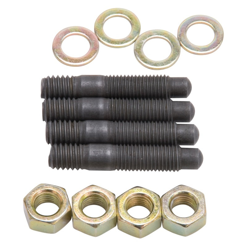 Edelbrock Carburetor, Mounting Studs, Bullet Nosed, Black Oxide, Gold Iridite 8056 Photo - Primary